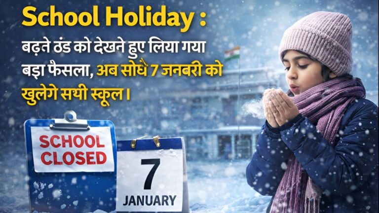 school holiday, school reopening date, winter vacation school update, schools reopen january 7, cold weather school decision,
